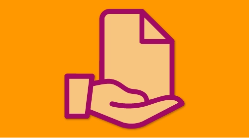 Persona escribiendo documento